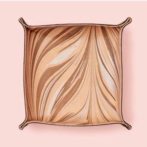Tribe Alive Leather Marbled Valet Tray